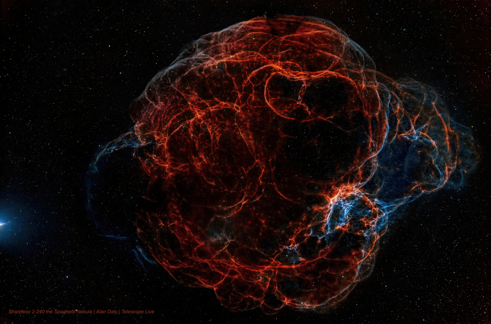 Sh2-240 the Spaghetti Nebula