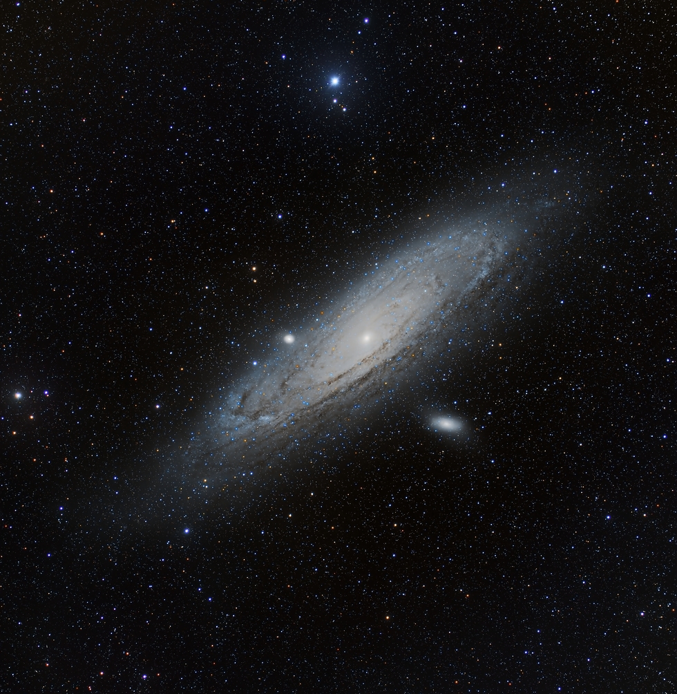 M31, Andromeda, a hard target to capture