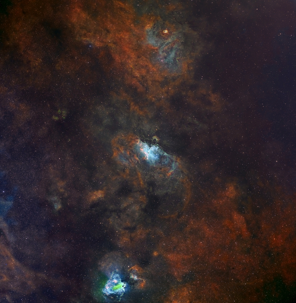 M16, aka Eagle nebula widefield