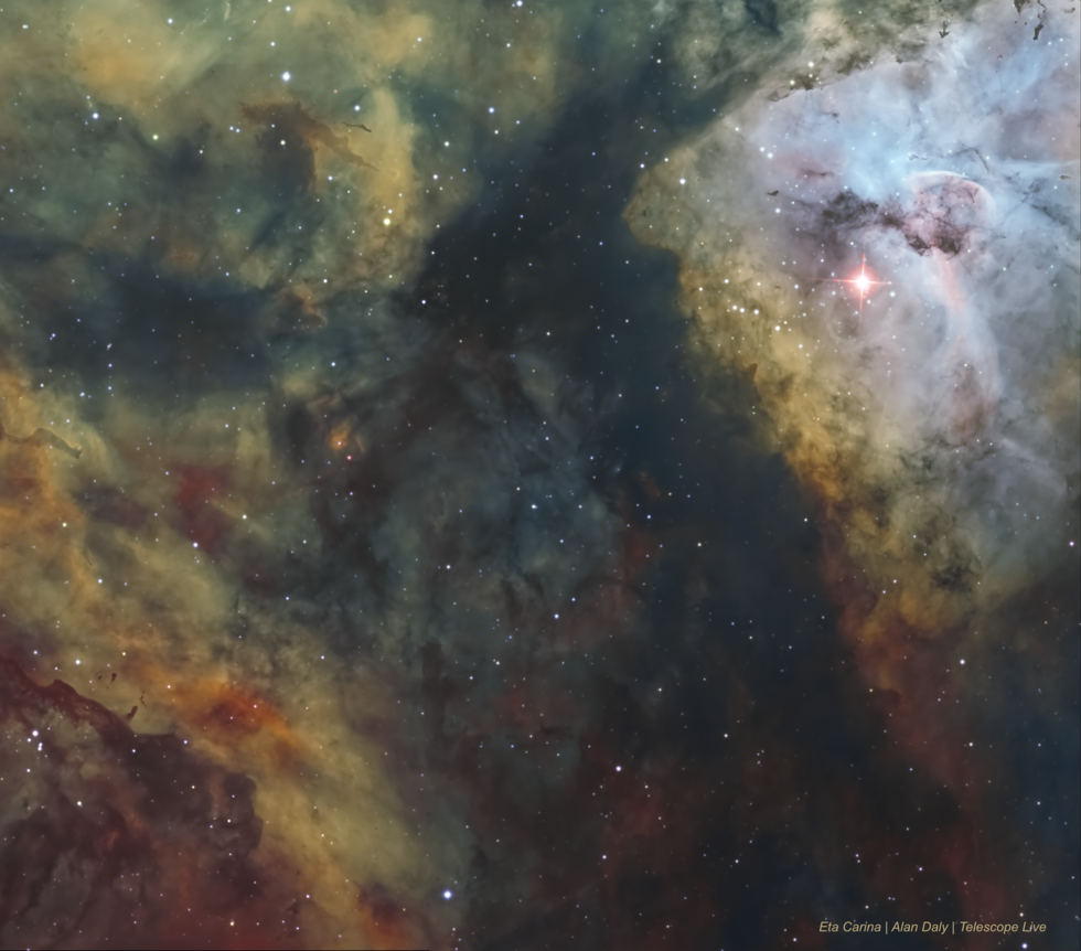 Panes 1 and 2 of the Eta Carina Datasets