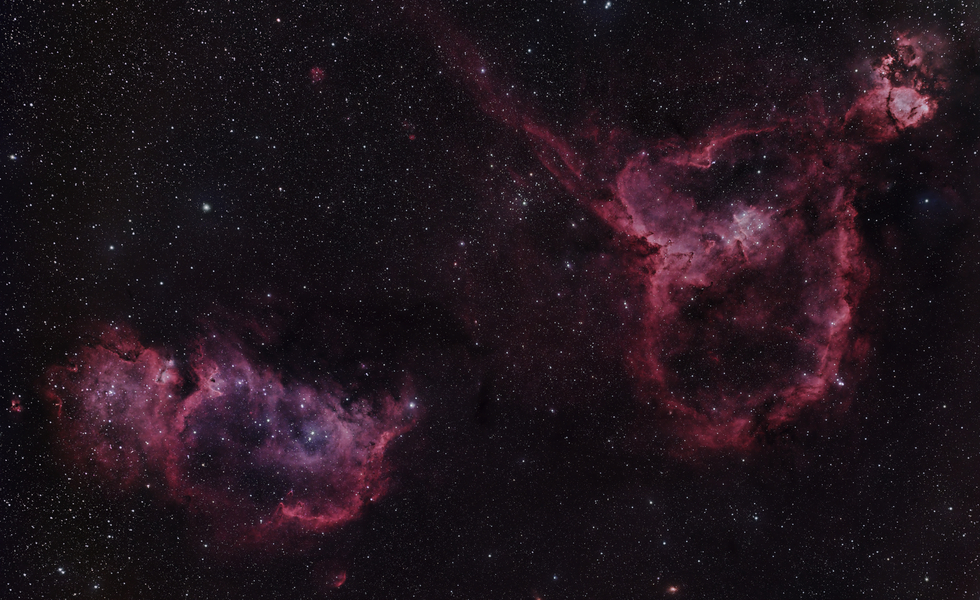 Heart and Soul Nebulae