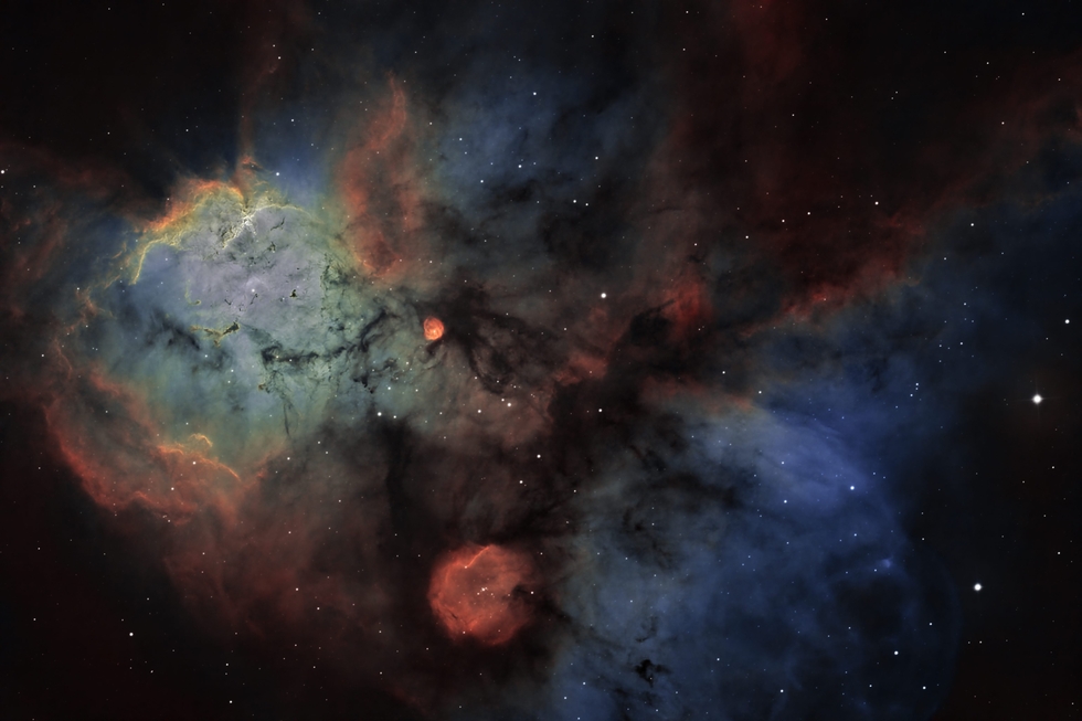 RCW16 (Skull and Crossbones Nebula)