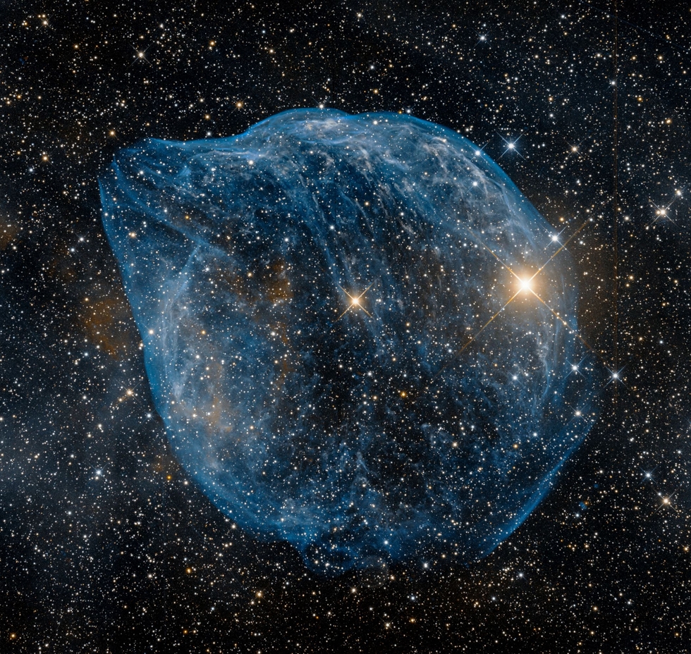 SH2-308 The Dolphin Nebula Wolf Rayet star