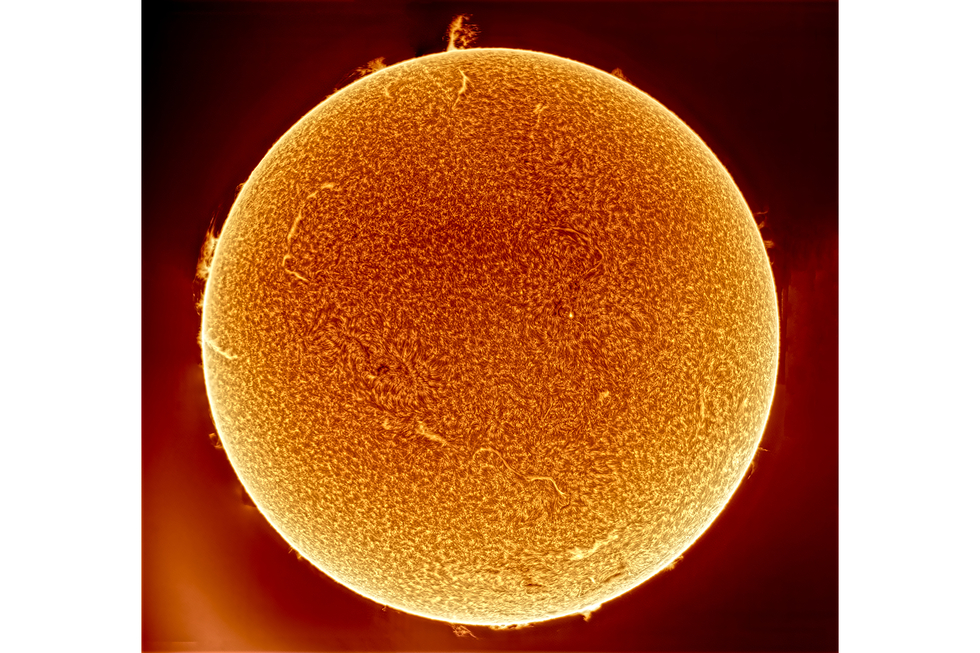 Full Solar Disk Oct 22 2023