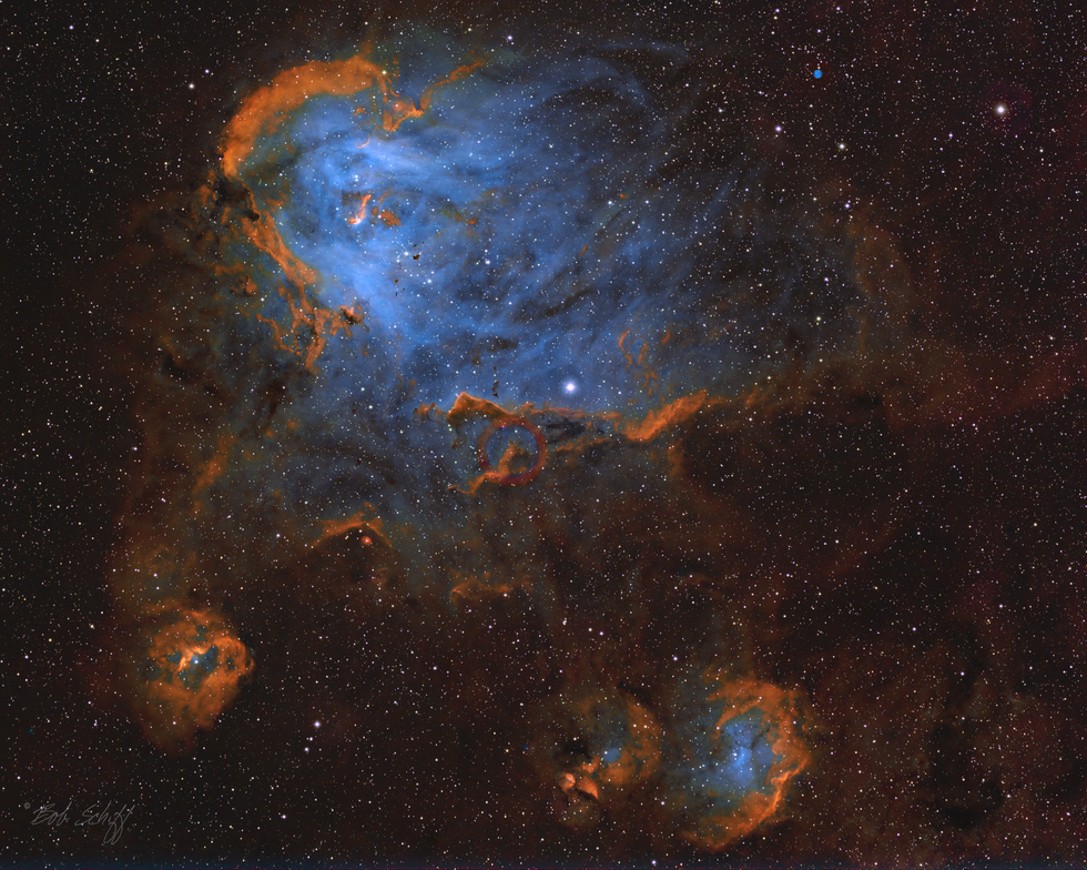 IC 2944 Emission Nebula