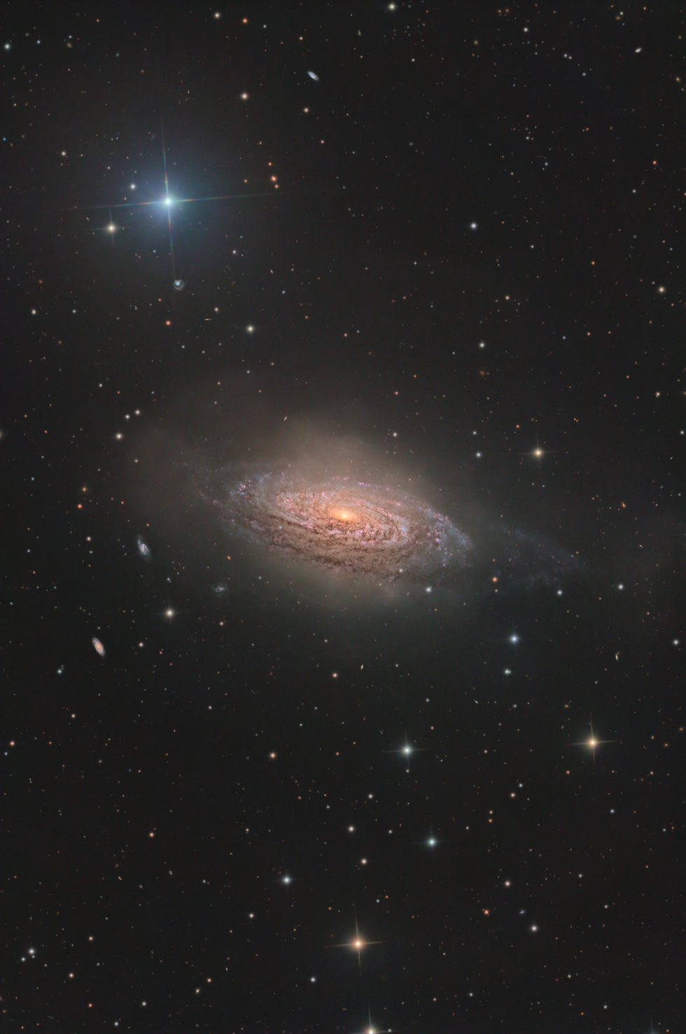NGC 3521 Bubble Galaxy
