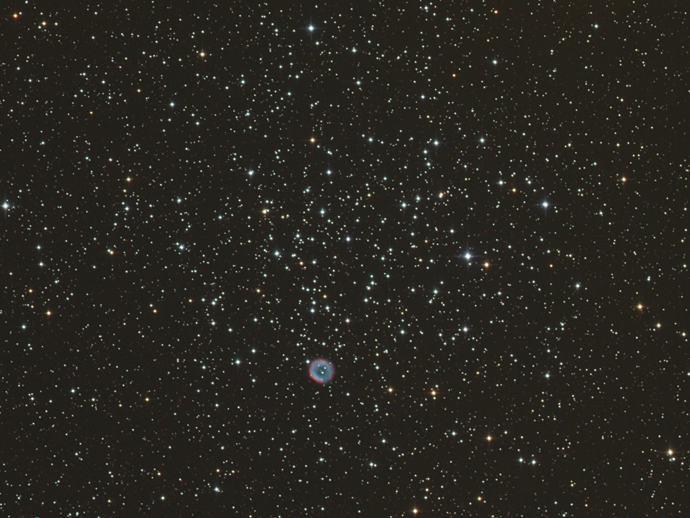 M 46 and NGC 2438