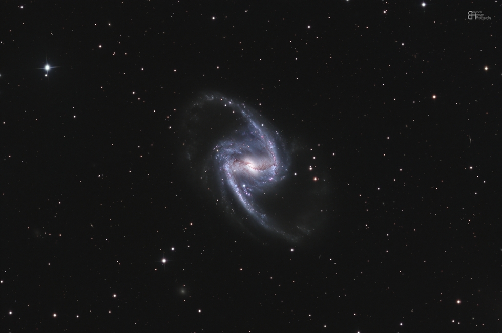 NGC 1365 Great Barred Spiral Galaxy