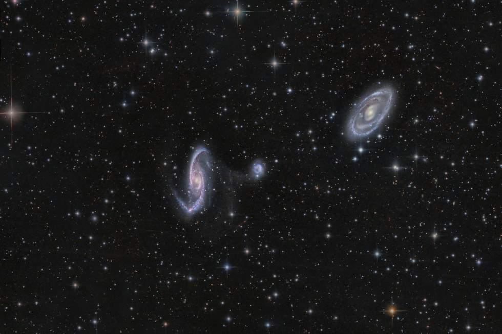 NGC3358. NGC3354, NGC3347