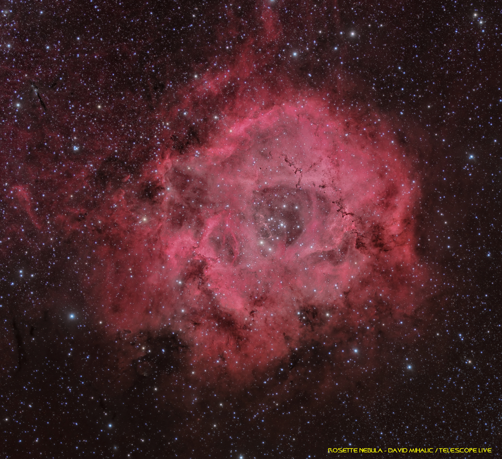 Rosette Nebula in HaLRGB