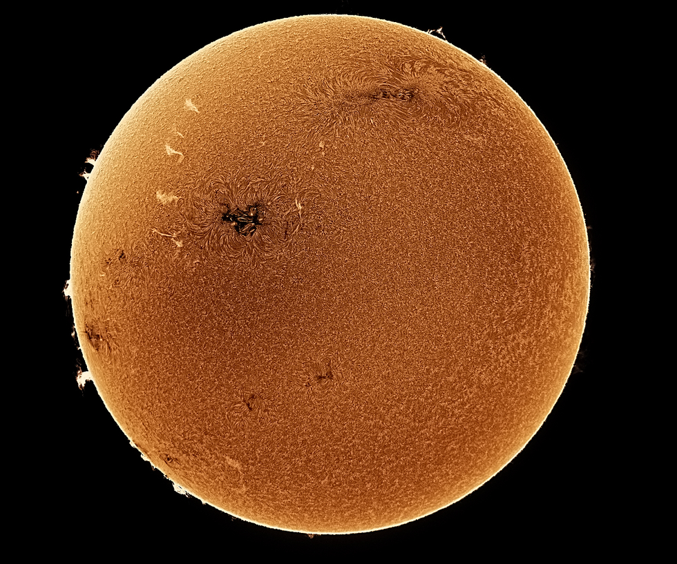 Full disk solar image