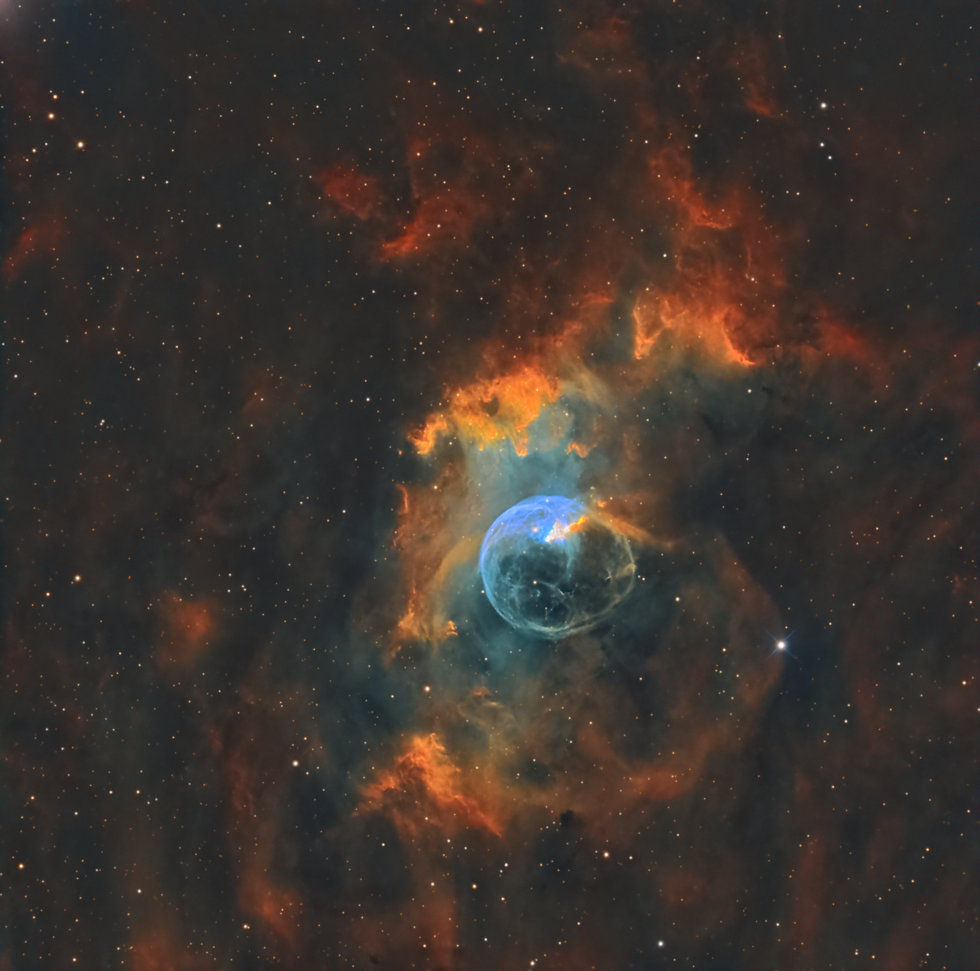 NGC7635 Bubble Nebula SHO