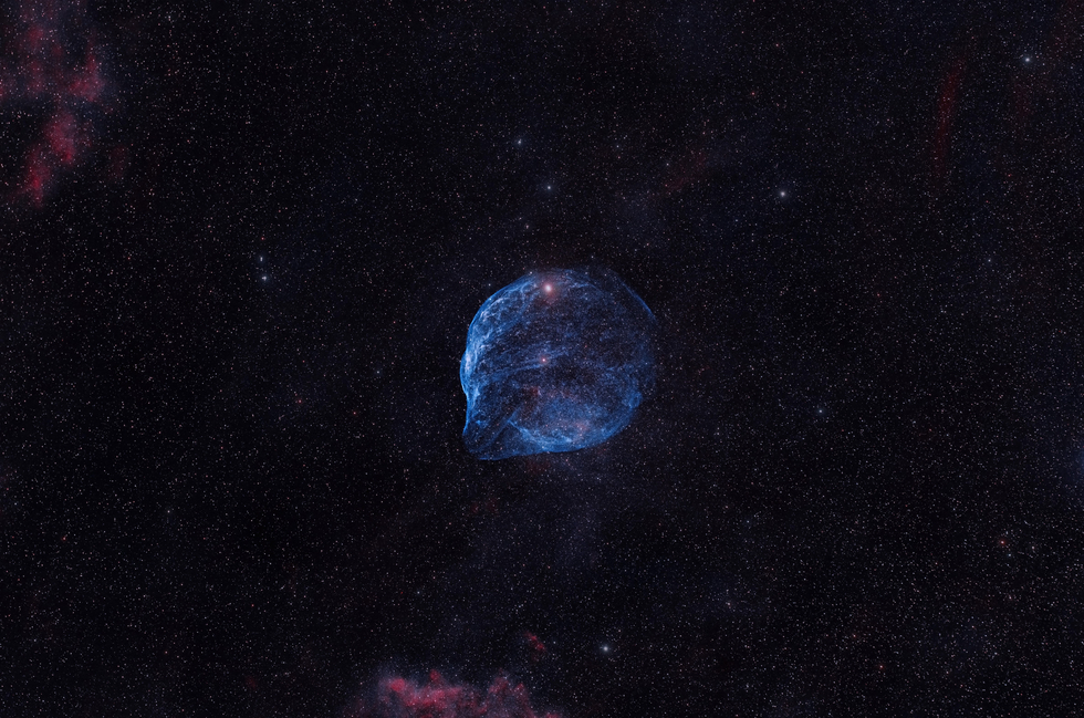 Dolphin Head Nebula in HOO