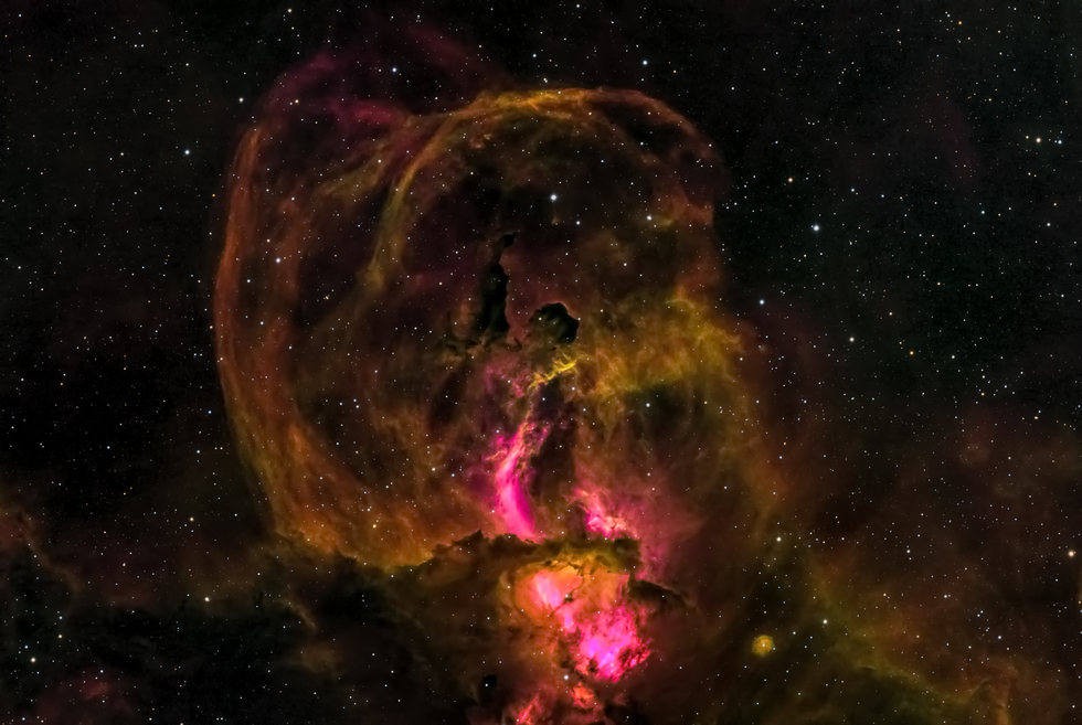 NGC 3576 aka Statue of Liberty Nebula...