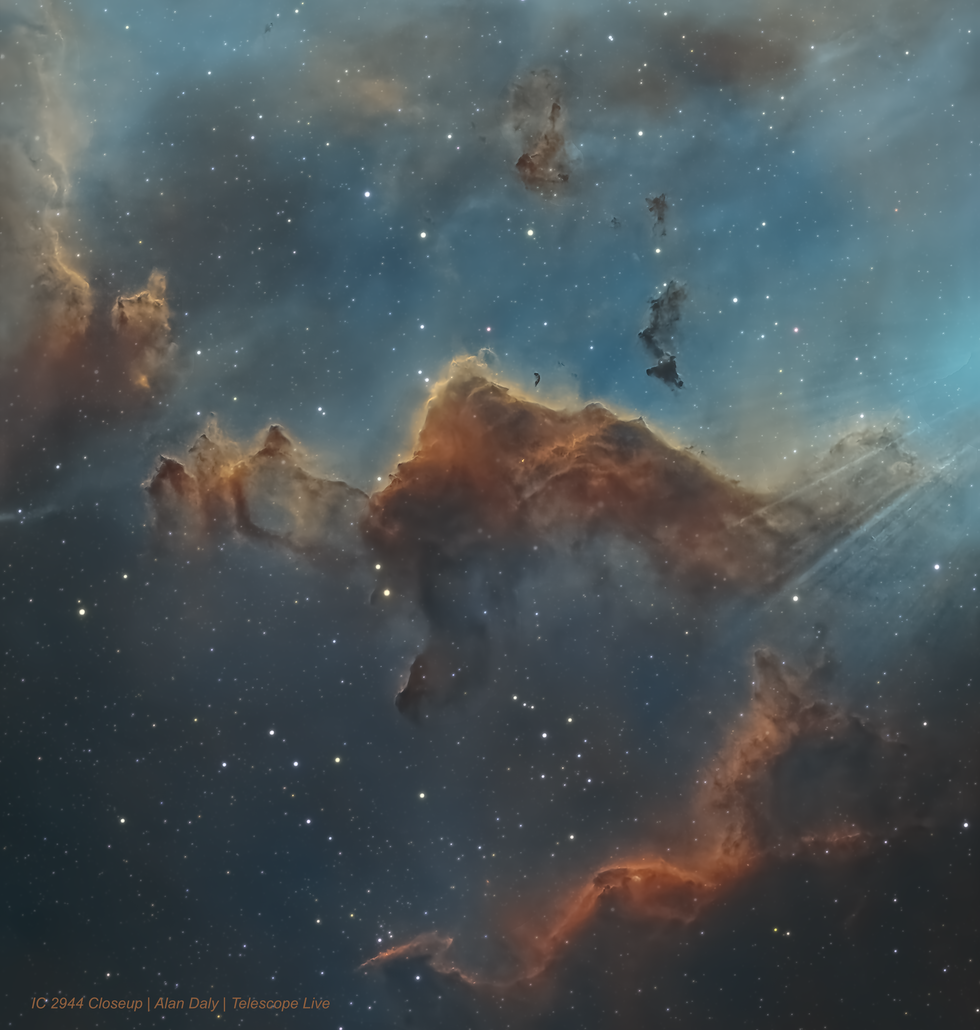 IC 2944 Closeup