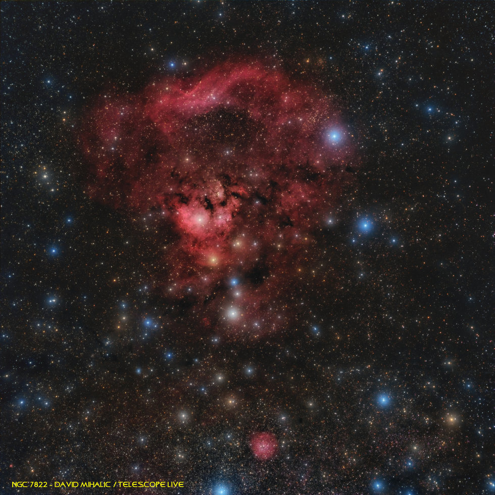 Question Mark Nebula - NGC 7822 in Cepheus