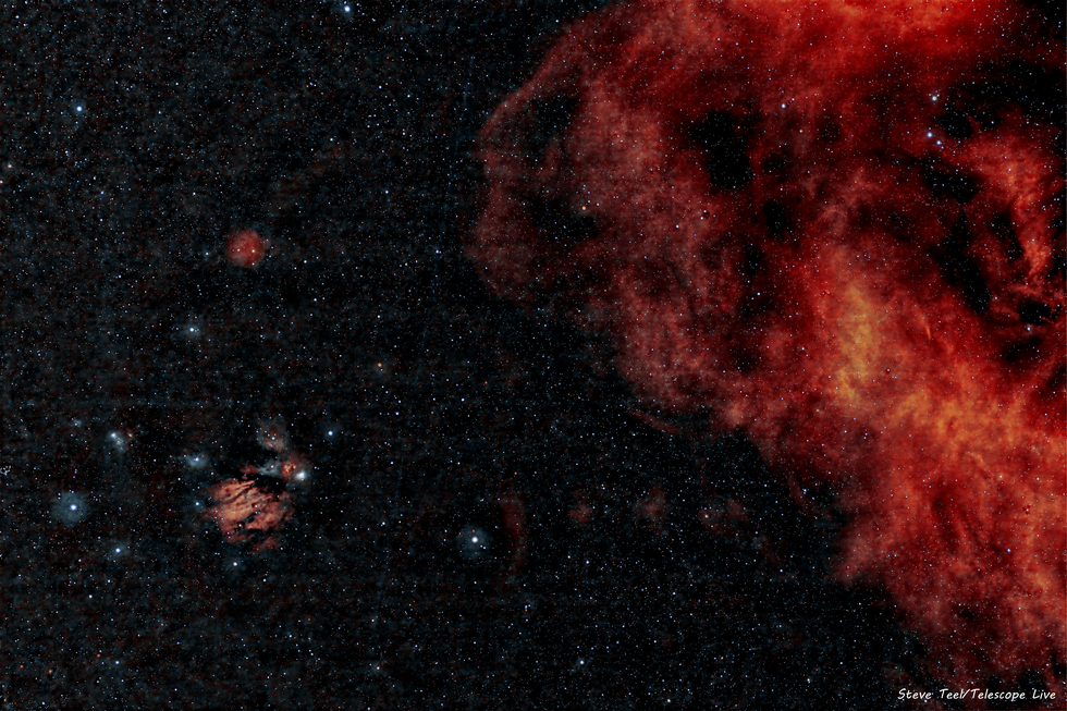 The Angel Nebula and Barnard's Loop SHO