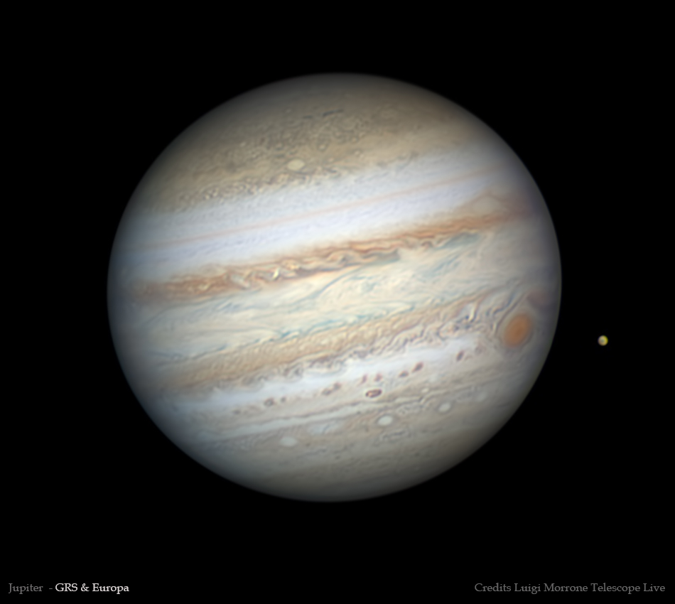 Jupiter GRS Europa 