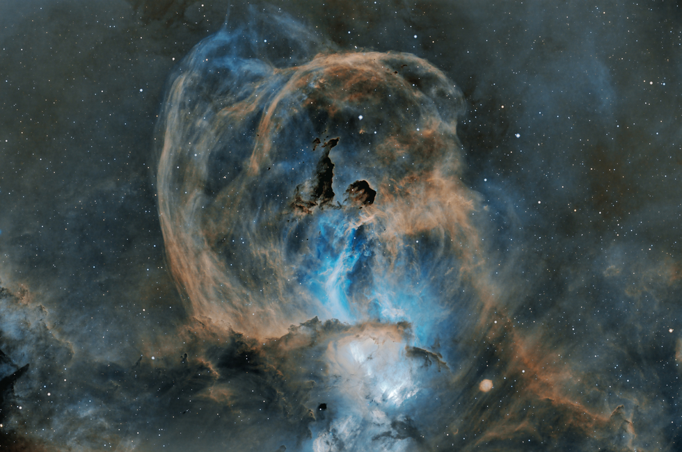 NGC 3576 SHO 