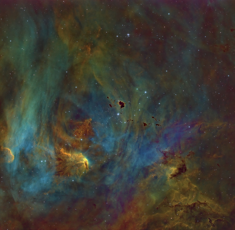 IC 2944 Running Chicken Nebula