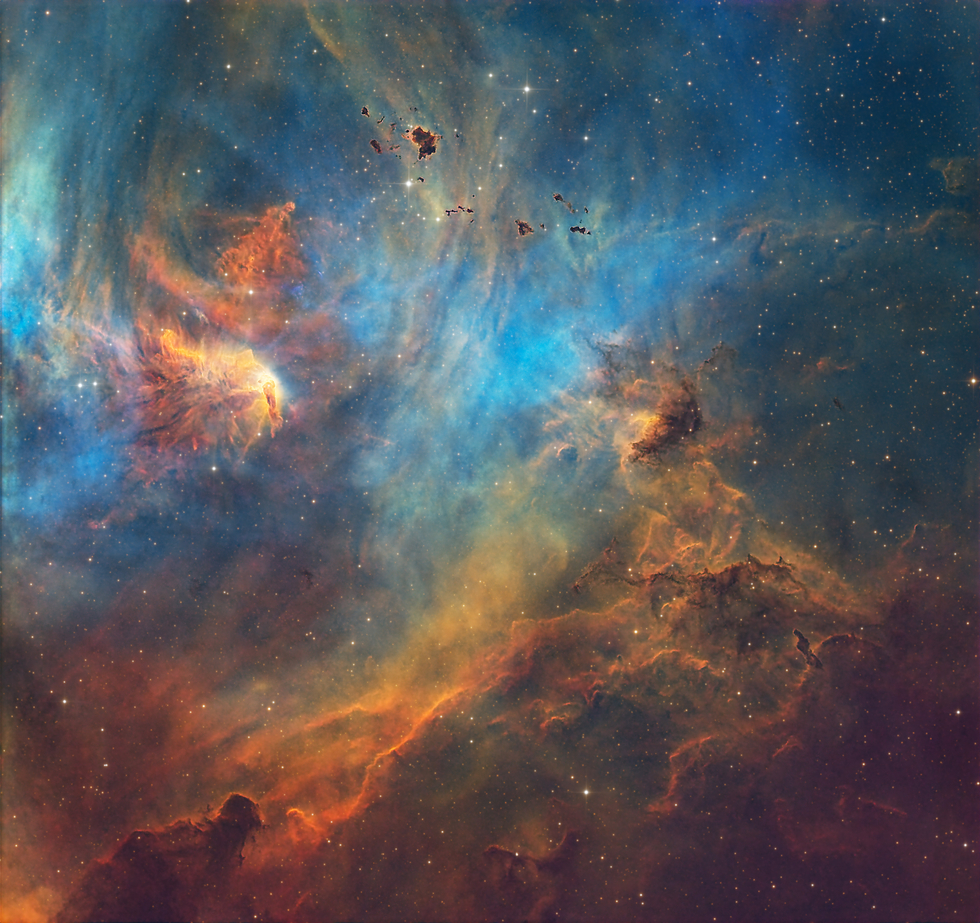 Core of Running chicken Nebula IC 2948