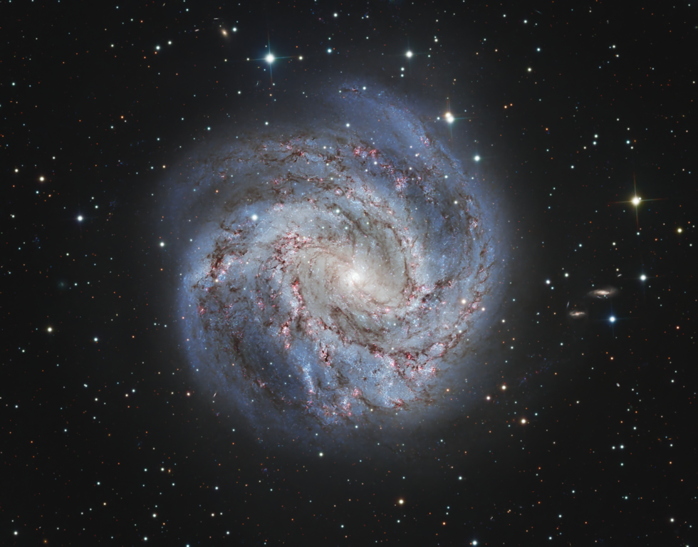 M83 - The Southern PinWheel Galaxy in LRGB