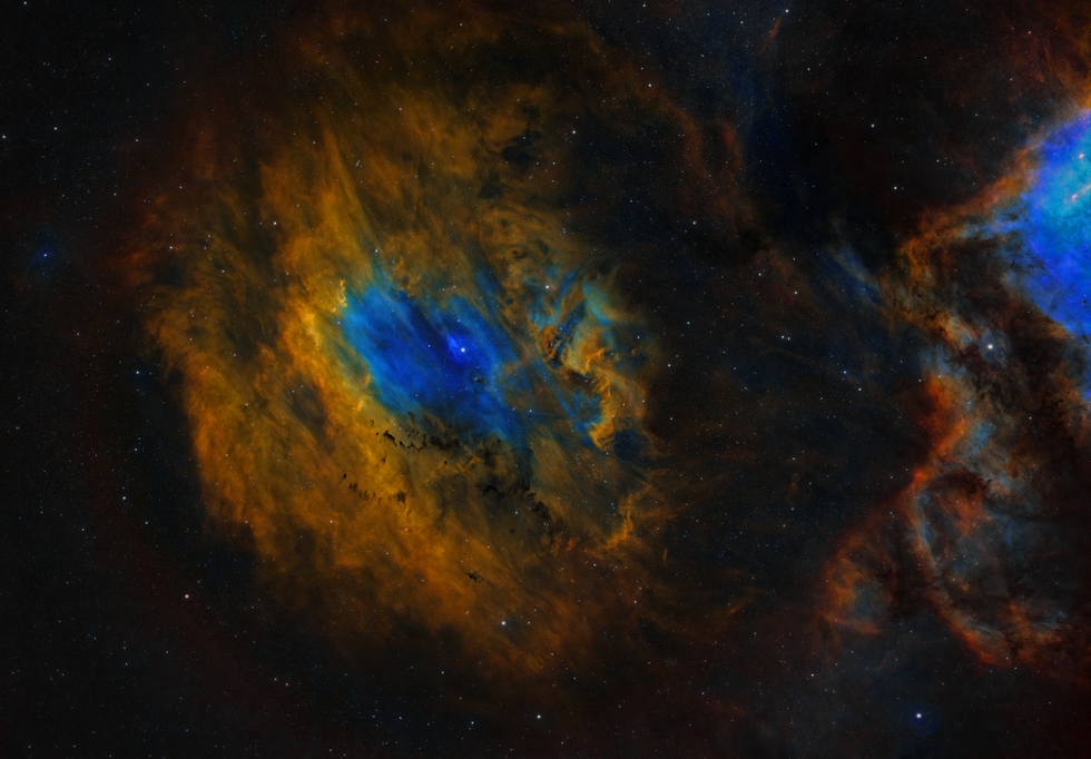 SH2-119 Clamshell Nebula  SHO