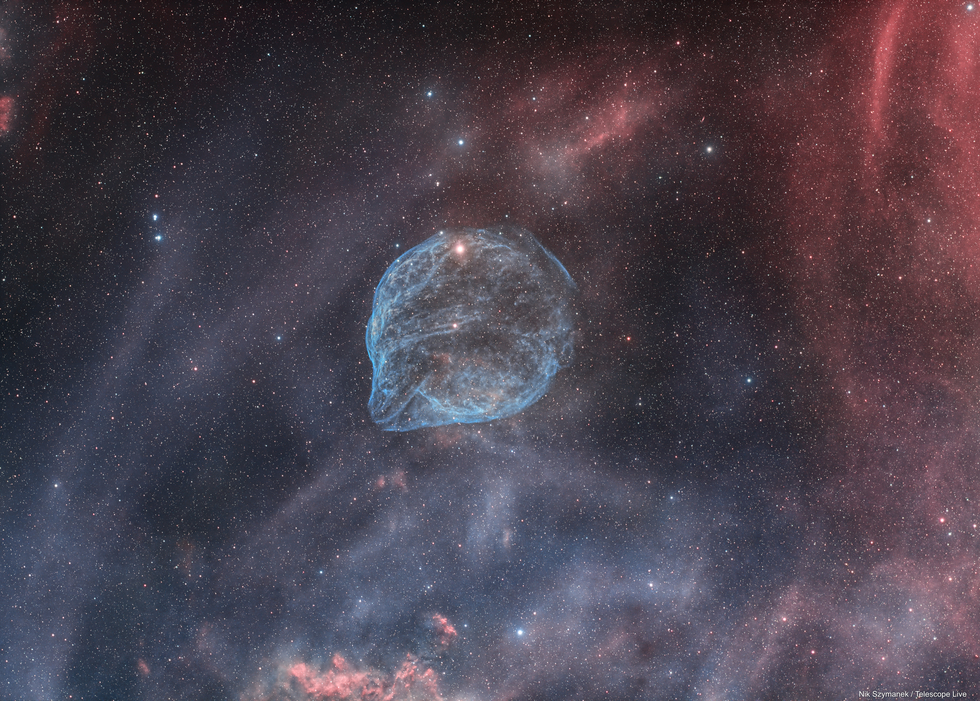 SH2-308 Dolphin Head nebula