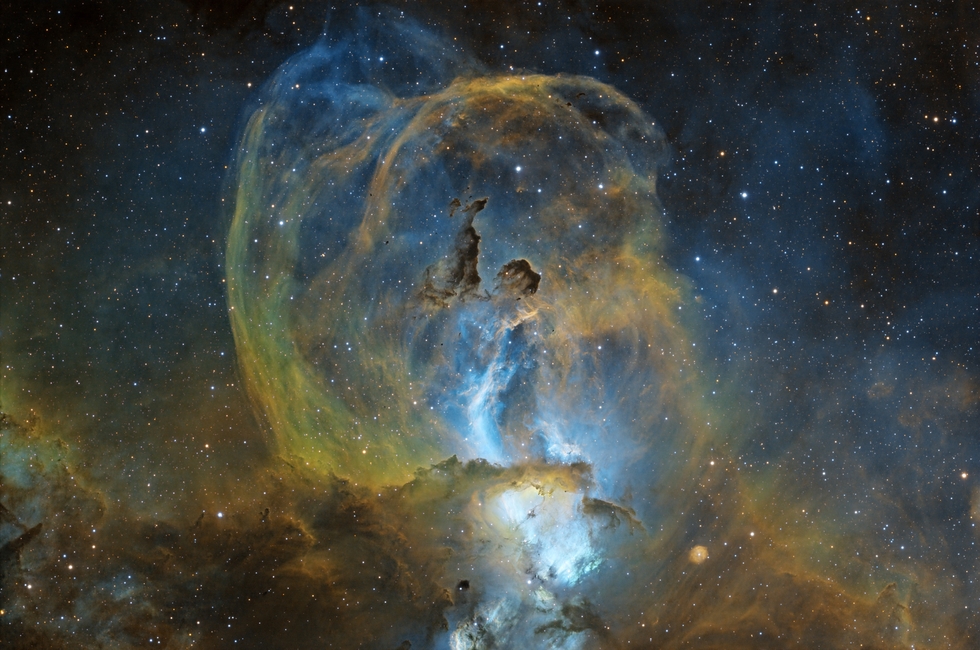 Statue of Liberty Nebula NGC3576