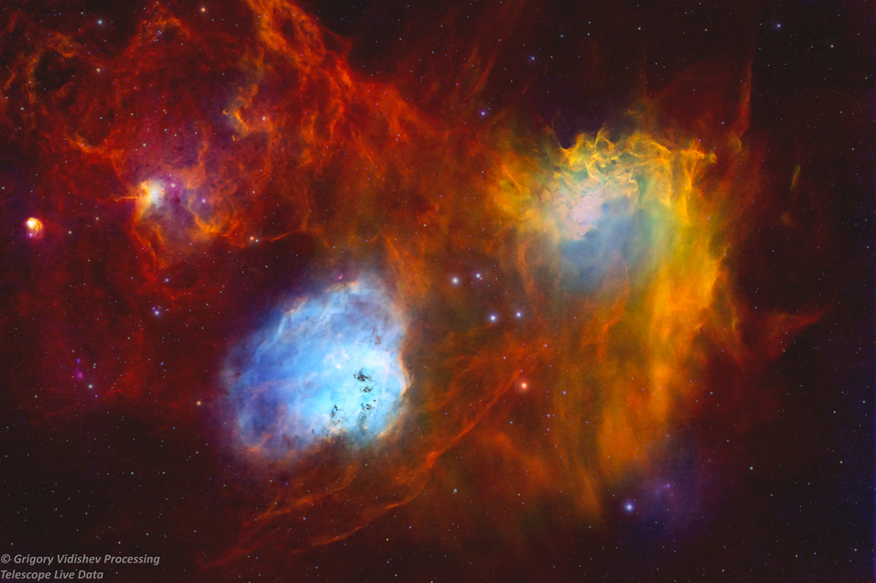 IC405 Flaming Star Nebula
