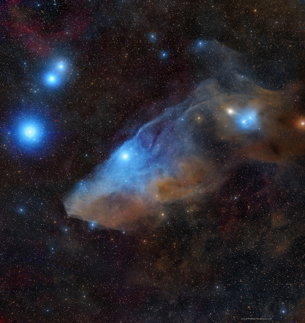 Blue Horsehead Nebula IC 4592