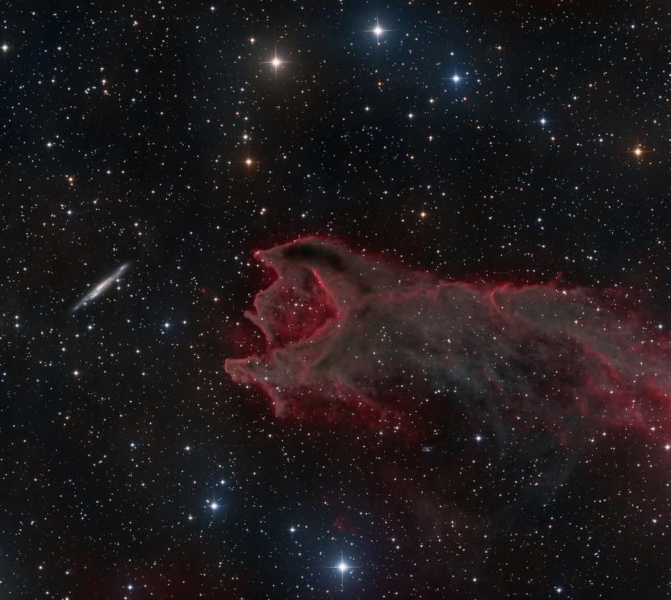 Cometary Globule 4 - The Galactic Shai-Hulud