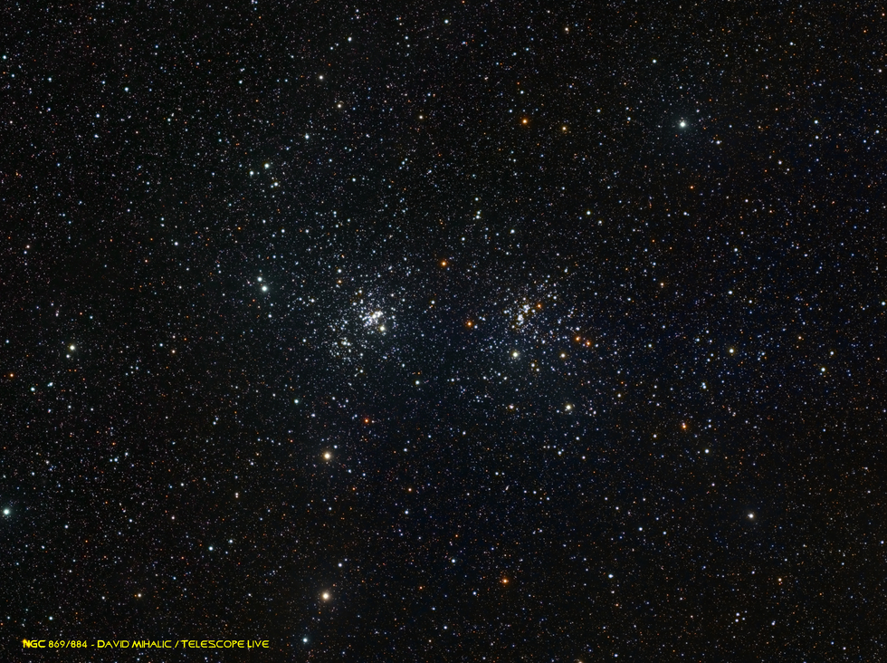 Double Cluster in Perseus | Telescope Live