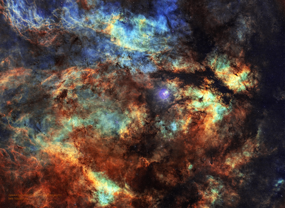 Gamma Cygni Widefield