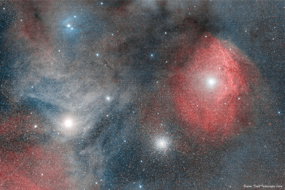 M4 and Antares Region