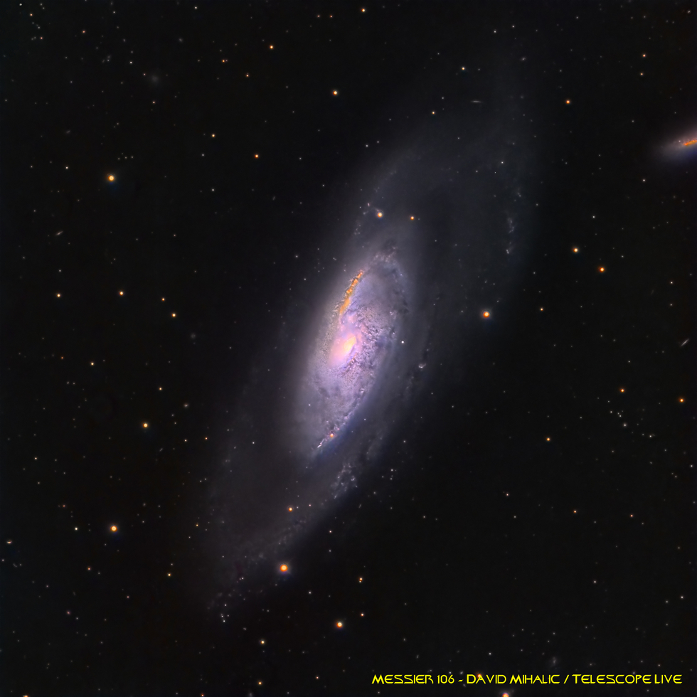 Messier 106 - Mechain's Galaxy | Telescope Live