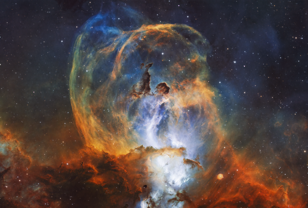 NGC 3576 - Statue of Liberty Nebula 