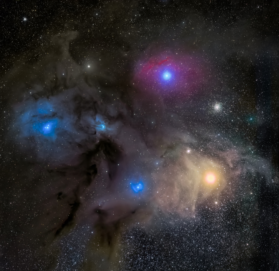 Rho Ophiuchi cloud complex...