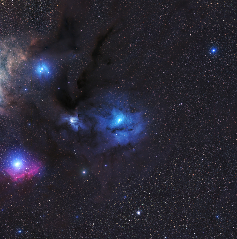 💫 Rho Ophiuchi: A Vibrant Nebula Complex in Our Cosmic Backyard! 🌌