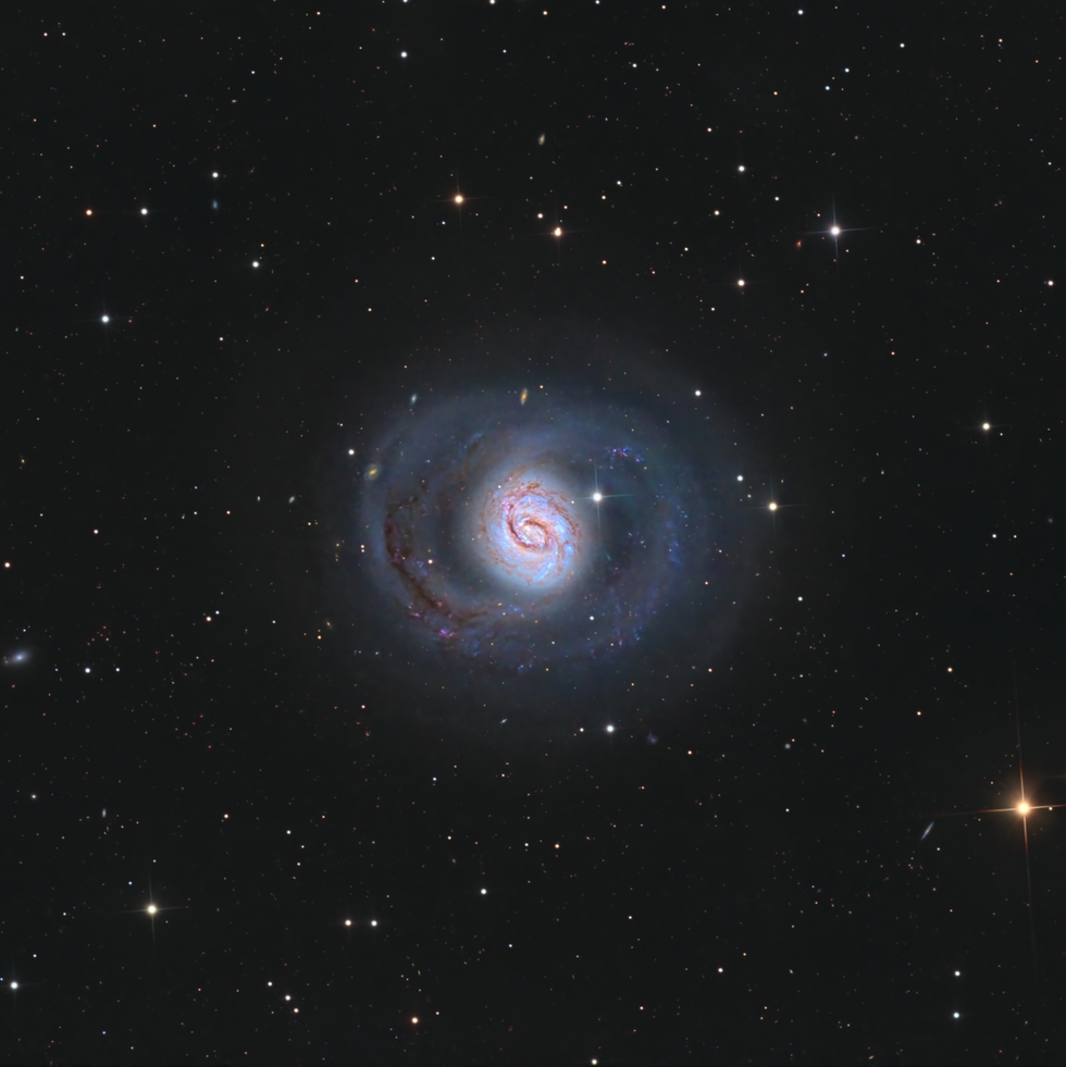 Messier 77 and its faint arms