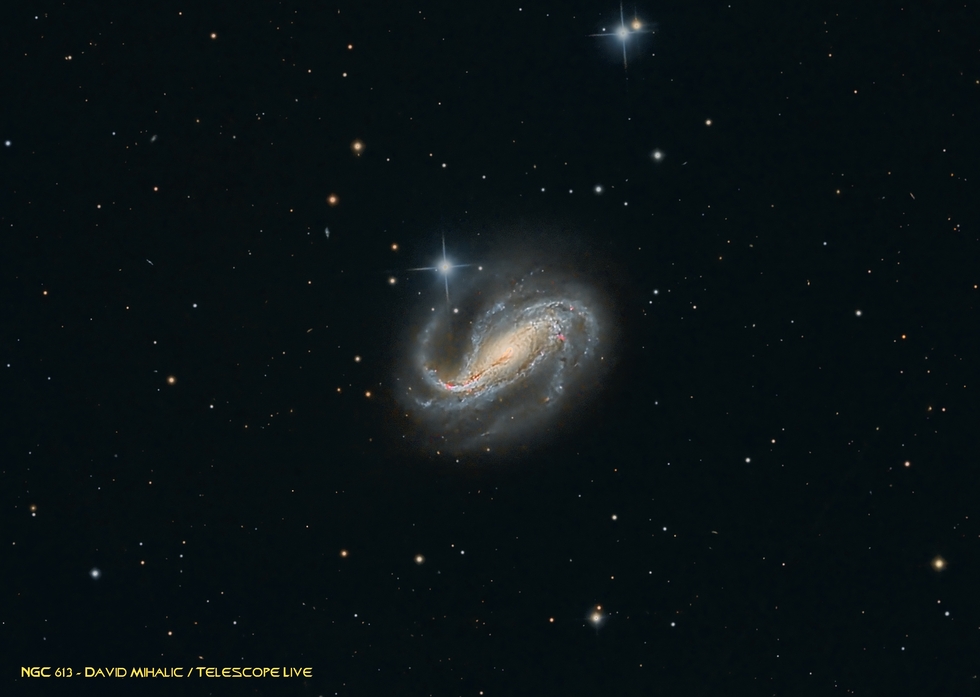 NGC 613 - barred spiral galaxy in the constellation Sculptor