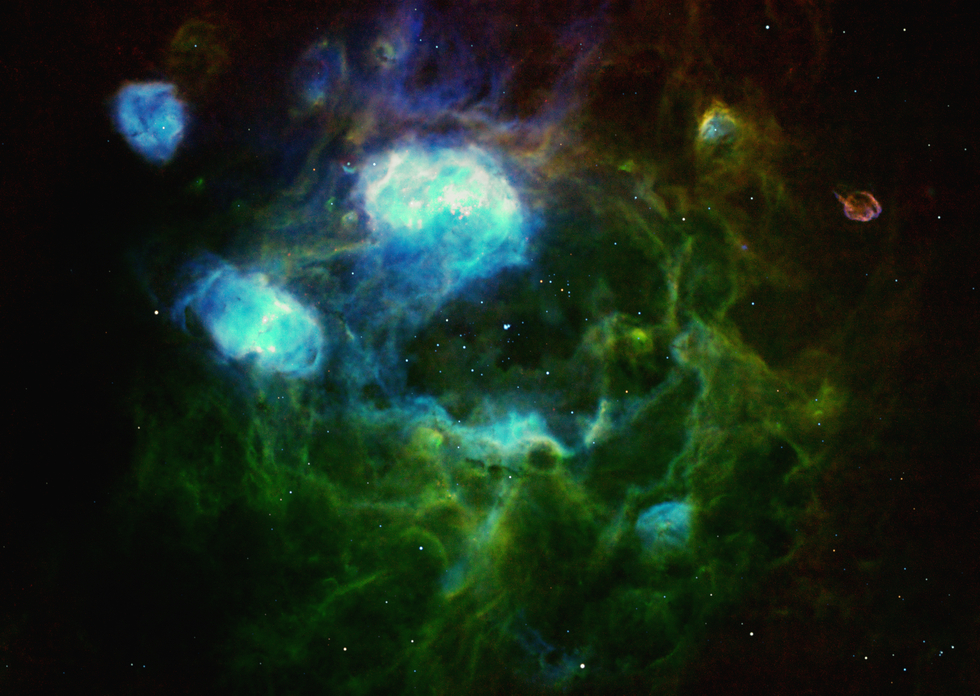 NGC1763 Bean Nebula in LMC