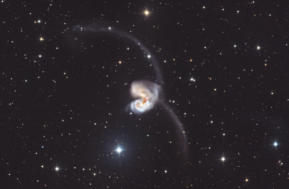 🌌 The Antennae Galaxies  – A Cosmic Collision 🌌