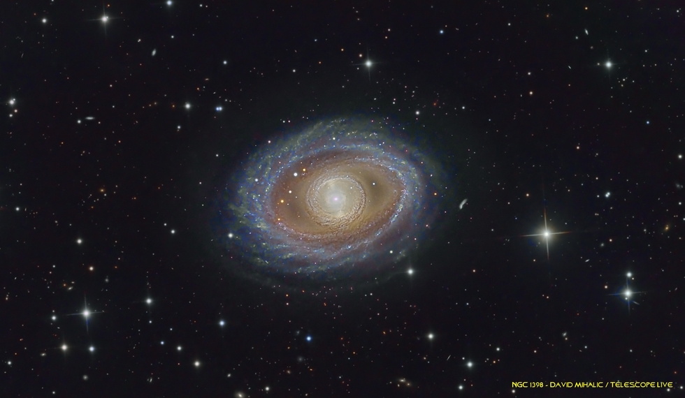 NGC 1398 - barred spiral galaxy in Fornax