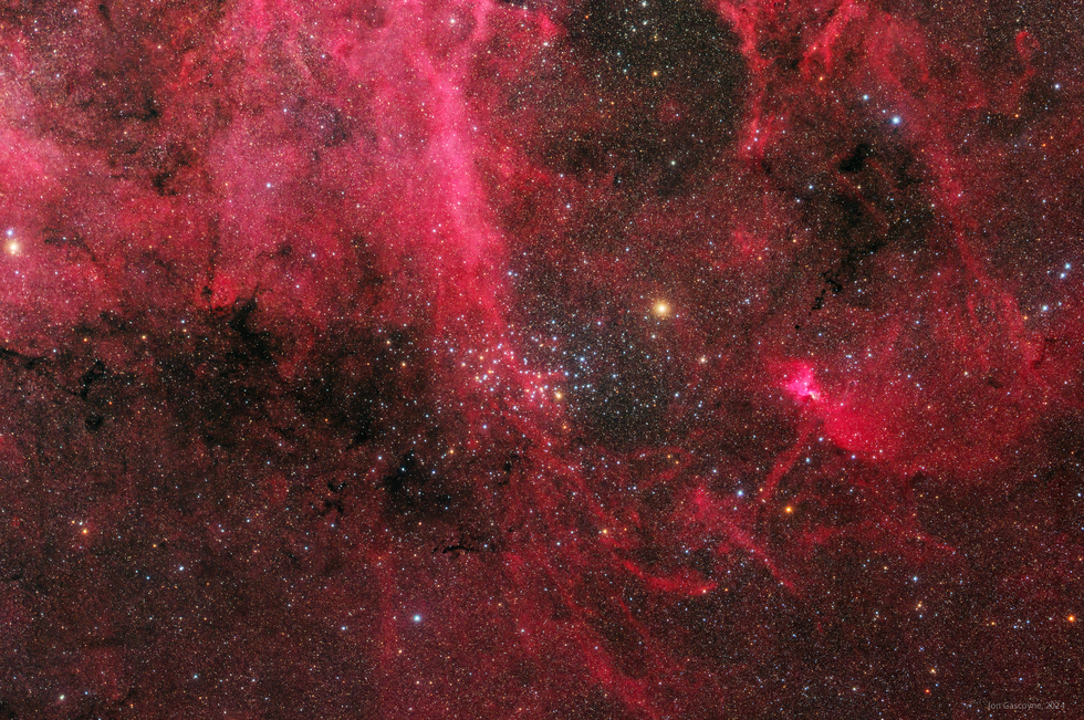 Wishing Well Culster (NGC 3532) - LRGB+Ha