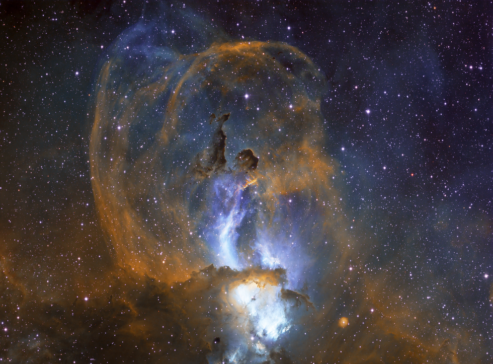 NGC3576 - Bright Emission Nebula in Carina