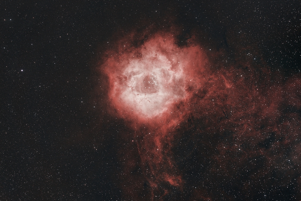 Rosette Nebula in HOO