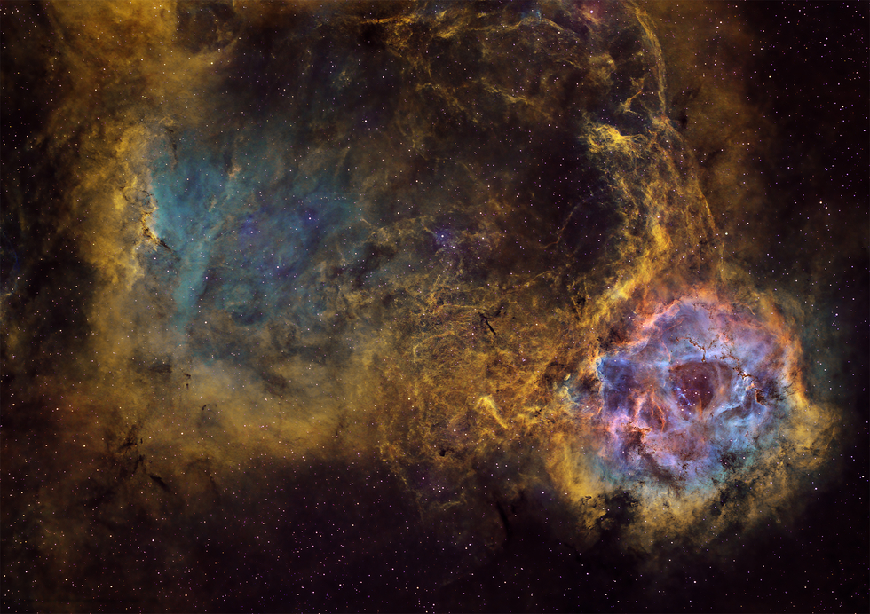 Rosette Nebula Widefield 