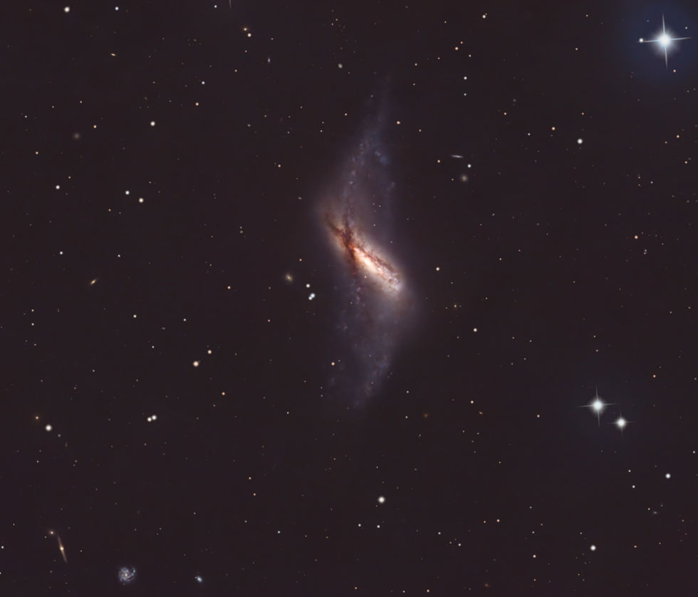 NGC 660 - The Polar Ring Galaxy (add data)