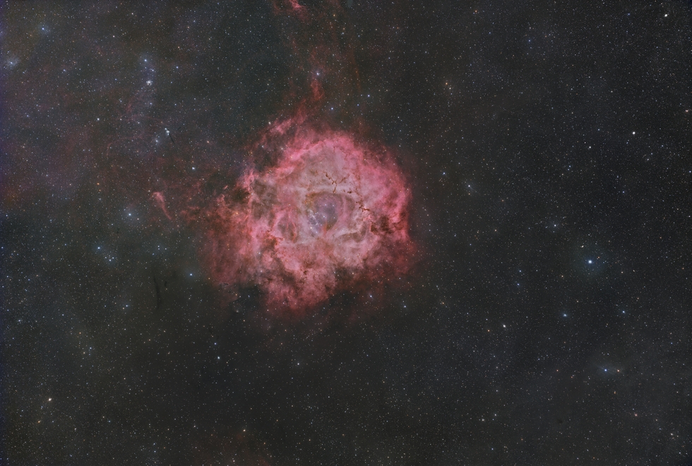 Rosette Nebula LRGB